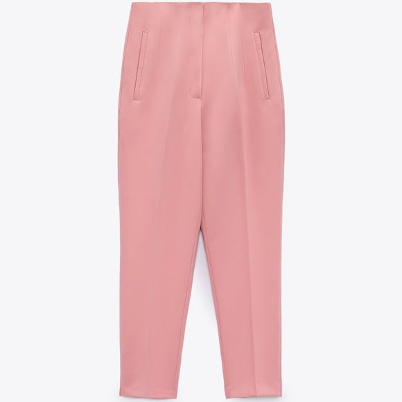 ZARA HIGH-WAISTED PANTS - Picture 5 of 9